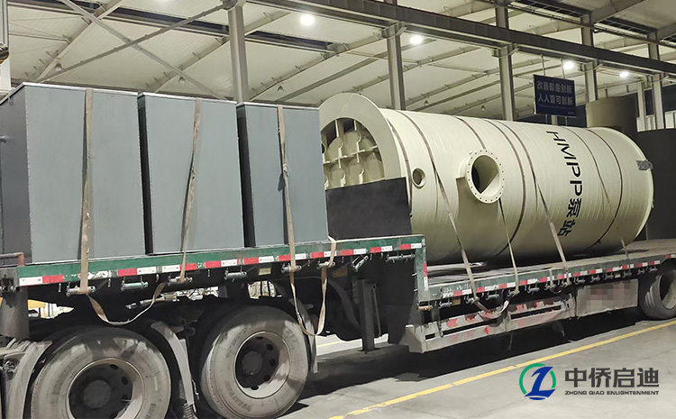 Sewage treatment equipment of HMPP integrated pumping statio