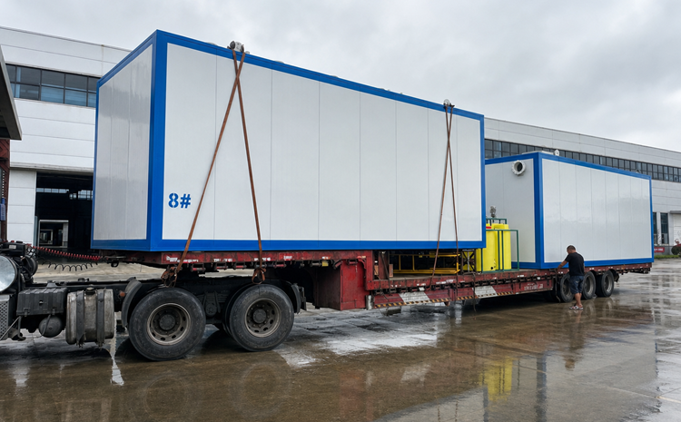 Wastewater treatment equipment for remote sites